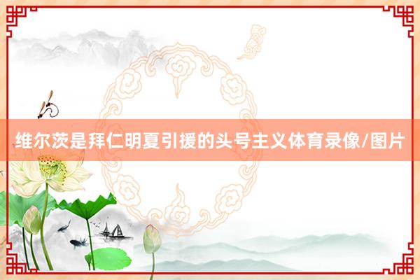 维尔茨是拜仁明夏引援的头号主义体育录像/图片