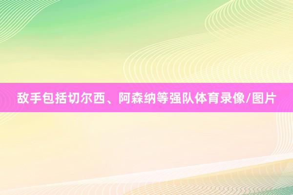 敌手包括切尔西、阿森纳等强队体育录像/图片