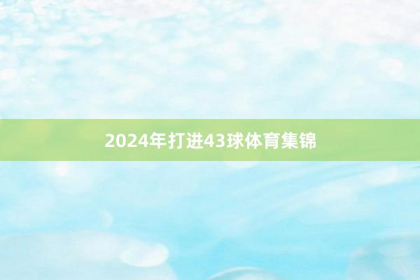 2024年打进43球体育集锦