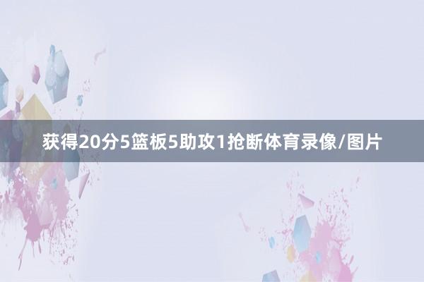 获得20分5篮板5助攻1抢断体育录像/图片